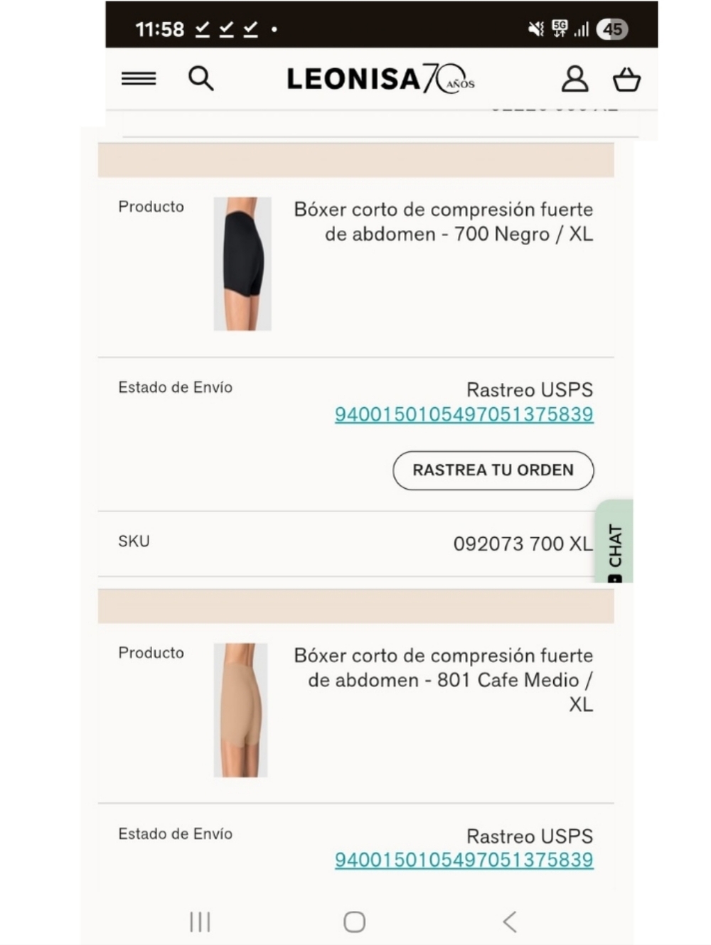 Leonisa HIGH WAISTED TUMMY CONTROL SHAPEWEAR SHORTS Black Tan XL - Picture 14 of 14